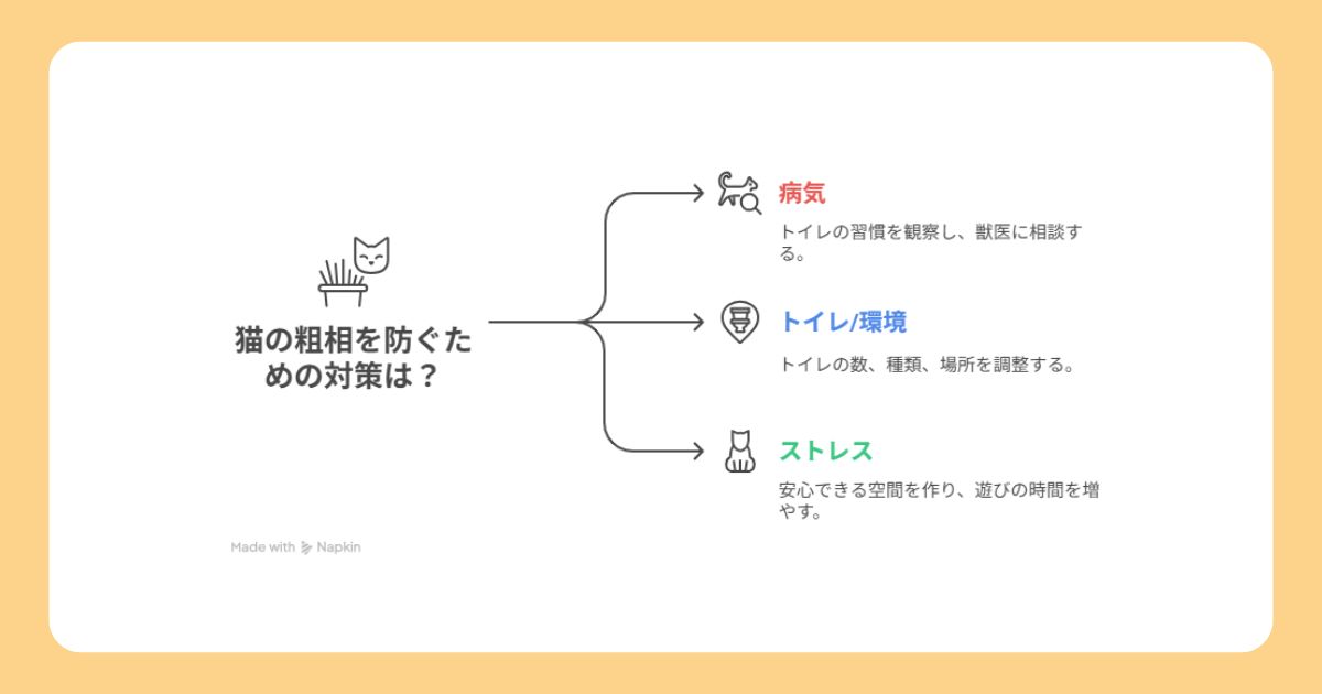 猫 粗相 対策