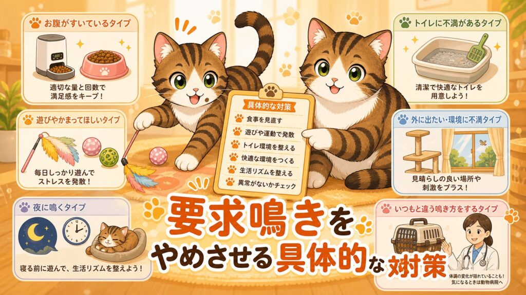 要求鳴き　対策