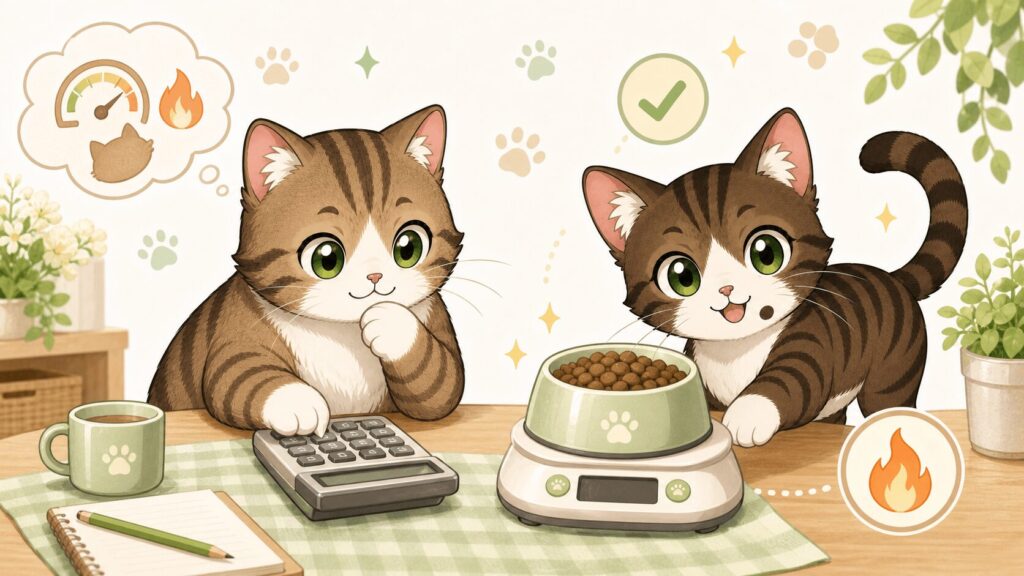 猫のカロリー計算の方法