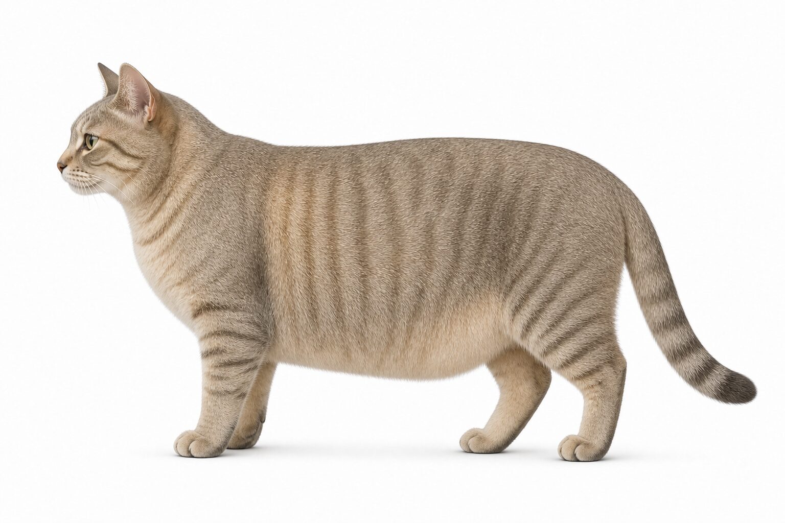 BCS6-7 やや肥満の猫